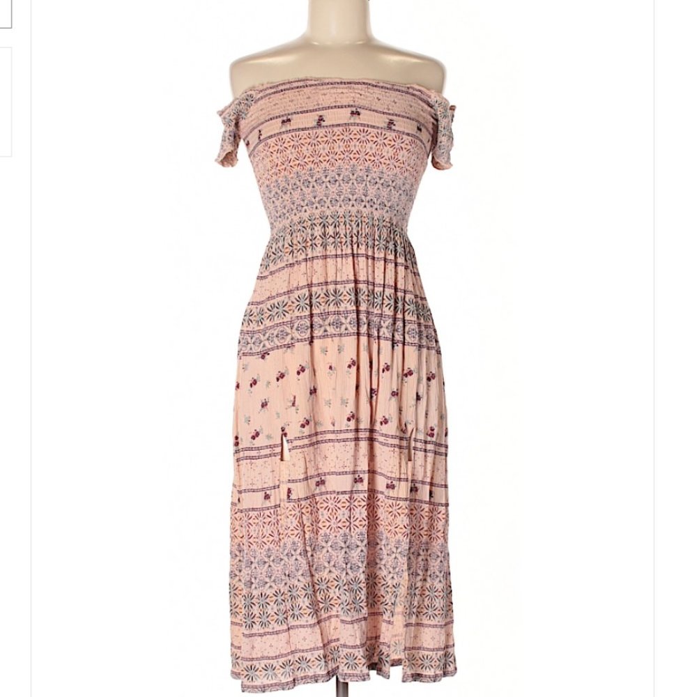 3/$25 Boho Kimchi Blue dress